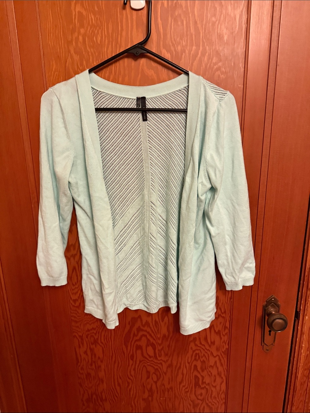 Maurices Mint Open-Front Lightweight Cardigan